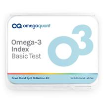 Kit básico de exame de sangue com índice ômega-3 Omega-Quant
