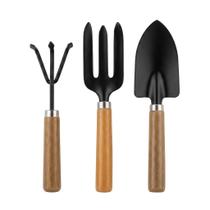 Kit Básico de Jardinagem 3 Peças para Plantas, Flores e Horta Doméstica Kit Básico de Jardinagem 3 Peças para Plantas, Flores e Horta Doméstica