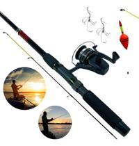 Kit Basico Infantil Iniciante Pesca Vara Telescopica Estica 1,65 mt Molinete Anzol Boia Chumbada