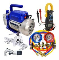 Kit Básico P Refrigeração E Ar Condicionado Bomba De Vácuo Kit Básico P Refrigeração E Ar Condicionado Bomba De Vácuo