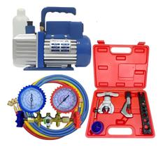 Kit Básico Refrigeração Ar Condicionado com Bomba De Vácuo