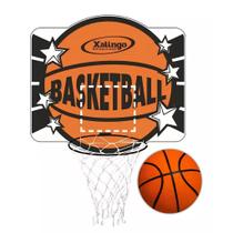 Kit Basquete Cesta + Bola Tamanho Oficial Basketball