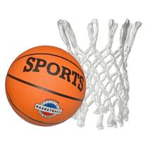 Kit Basquetebol - Rede Basquete Chuá + Bola Original