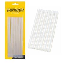 Kit Bastão de Cola Quente 11mm Transparente 6 Peças para Reparos e Artesanato Bomvink BOM-5537