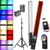 Kit Bastão De Led Rgb Yongnuo Yn360iii + Tripé 2 Metros + Bateria E Carregador