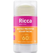 Kit Bastão Ricca Hidratante Lifting Esfoliante Apaga Poros Area Olhos Protetor Solar