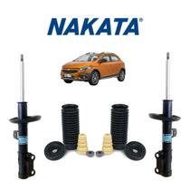 Kit Bat + 2 Amortecedor Nakata Diant Esquerdo + Direito Onix Activ 2016 A 2019