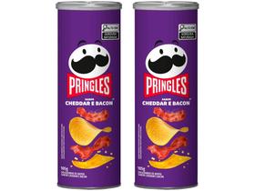 Kit Batata Pringles Cheddar e Bacon 105g