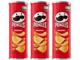 Kit Batata Pringles Original 104g 3 Unidades