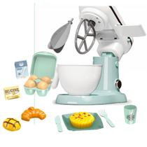 Kit Batedeira Infantil Mini Cozinha C/ Acessórios Gira 360 - Fenix Brinquedos