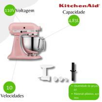 Kit Batedeira KitchenAid KEA33COANA 110V + Moedor Stand Mixer KIO02DXONA