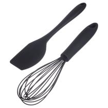 Kit Batedor Fue e Espatula Preto Weck