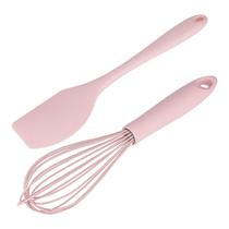 Kit Batedor Fue e Espatula Rosa Weck