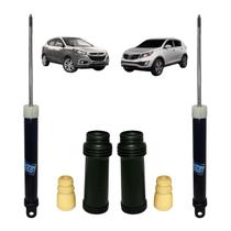 Kit Batente+02 Amortecedor Esquerdo+Direito Traseiro Kia Sportage 2011 A 2020 Nakata