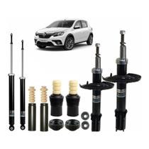 Kit Batente+4 Amortecedor Dianteiro+Traseiro Renault Sandero 1.0 2015 A 2020 Nakata