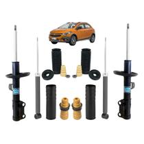 Kit Batente + Amortecedor Nakata Dianteiro+Traseiro Onix Activ 2016 A 2019