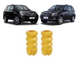 Kit Batente Amortecedor Traseiro Chery Tiggo 2013 2014 2015