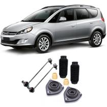 Kit Batente + Bieleta Jac J6 Dianteira 2006 Até 2011 O Par Kit Batente + Bieleta Jac J6 Dianteira 2006 Até 2011 O Par