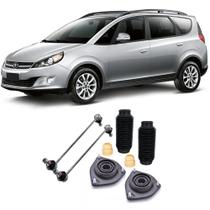 Kit Batente + Bieleta Jac J6 Dianteira 2006 Até 2011 O Par Kit Batente + Bieleta Jac J6 Dianteira 2006 Até 2011 O Par