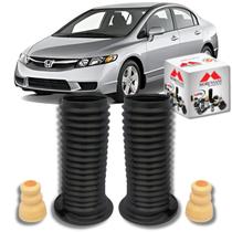 Kit batente coifa amortecedor dianteiro direito e esquerdo new civic g8 2006 2007 2008 2009 2010 2011