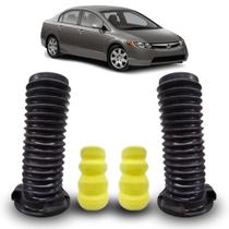 Kit Batente Coifa Amortecedor Dianteiro New Civic 2007/2013