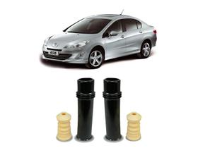 Kit Batente Coifa Amortecedor Traseiro Peugeot 408 2011/2015
