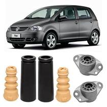 Kit Batente Coifa Coxim Traseiro Volkswagen Fox 2008 2009 10