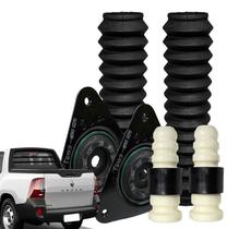 Kit Batente Coifa e Coxim Traseiro Oroch 4x2 Original Renault para 2 Lados 2016 a 2021