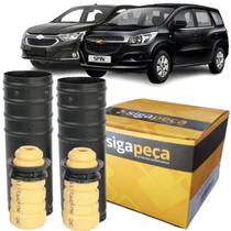 Kit Batente Coifa Par Traseiro Spin Cobalt Sonic Hatch Sedan