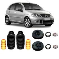 Kit Batente Coxim Prato Dianteiro Citroen C3 2002 2003 2004