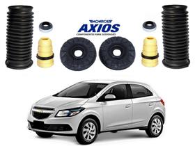 Kit batente dianteiro coxim coifa axios chevrolet onix 1.0 1.4 2012 a 2016