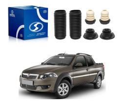 Kit batente dianteiro sampel fiat strada 1.4 2008 a 2020