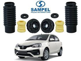 Kit batente dianteiro sampel toyota etios 1.3 1.5 2016 a 2020