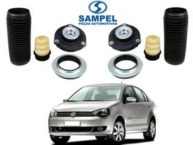 Kit batente dianteiro sampel volkswagen polo sedan 1.6 2.0 2012 a 2015