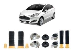 Kit Batente Dianteiro Traseiro Ford Fiesta 2011 2012 2013