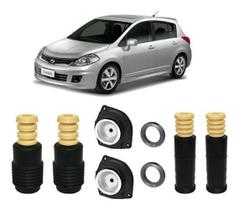 Kit Batente Dianteiro Traseiro Nissan Tiida 2007 2008 2009