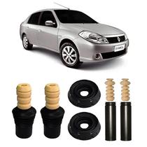 Kit Batente Dianteiro Traseiro Renault Symbol 2009 2010 2011