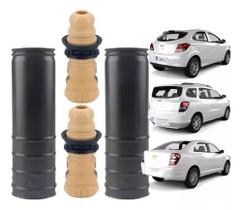 Kit Batente e Coifa Amortecedor Traseiro Onix 2012 a 2019 Spin 2012 Colbalt 2011 Prisma 2013 a 2019