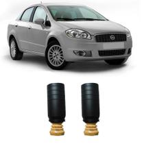 Kit Batente Fiat Linea Traseiro 2008 Até 2018 O Par