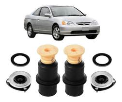 Kit Batente Suspensão Dianteira Honda Civic 2004 2005 2006