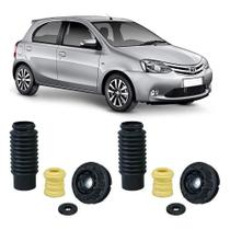 Kit Batente Toyota Etios Dianteiro 2012 Até 2020 - O Par Impacto Kit Batente Toyota Etios Dianteiro 2012 Até 2020 - O Par Impacto