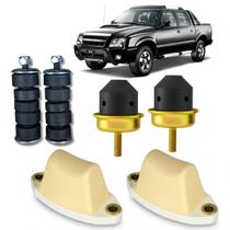 Kit Batente Traseiro + Bieleta Chevrolet S10 Até 2012 Kit Batente Traseiro + Bieleta Chevrolet S10 Até 2012