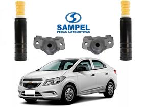 Kit batente traseiro sampel chevrolet prisma 1.0 1.4 2012 a 2016