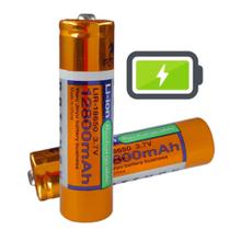 Kit Bateria 18650 12800mAh 3.7V 2 Unidades Recarregável Para Lanterna Tática - Envio Rápido Kit Bateria 18650 12800mAh 3.7V 2 Unidades Recarregável Para Lanterna Tática - Envio Rápido