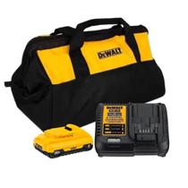 Kit Bateria 20v 4ah Compacta + Carregador Rapido DCB115 Bivolt + Bolsa Dewalt