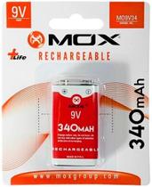 Kit Bateria 9V Recarregável Mox 340 MAH Kit Bateria 9V Recarregável Mox 340 MAH