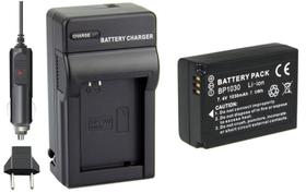 Kit bateria BP-1030 + carregador para Samsung NX200 NX210 NX300 NX1000 NX2000