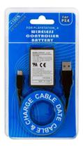 Kit Bateria Controle Playstation 4 Ps4 2000mah + Cabo Usb