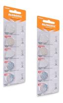 Kit Bateria CR2025 Botao Pilha Alcalina 02 Cartelas Com 10 Unidades