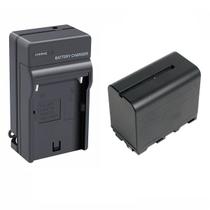 Kit Bateria e Carregador NP-F960 / NP-F970 para Sony, Monitores e Iluminadores de Led - WorldView